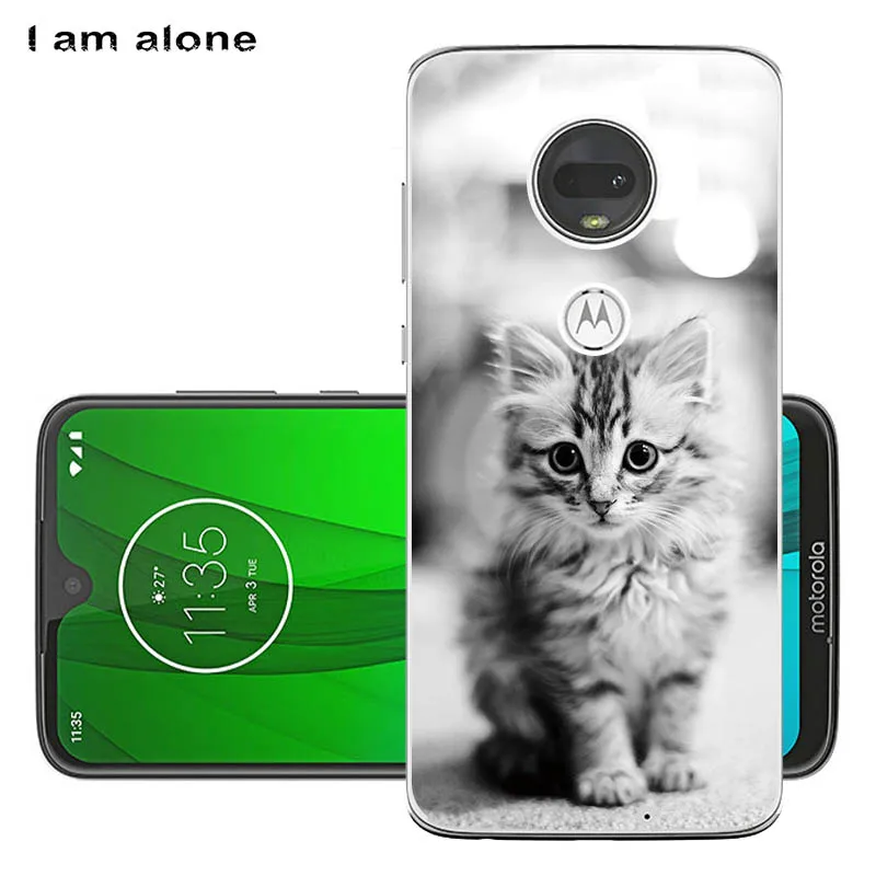 Чехлы для телефонов I am alone для Motorola Moto G7 G7 Play G7 power из мягкого ТПУ для мобильных телефонов модные сумки для Moto G7 - Цвет: Soft TPU HH68