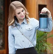 Heiß Kalt Lebensmittel Thermos 800 ml Edelstahl Isolierte Lunch Box Thermos für Kinder LunchBox mit Weihnachtsgeschenk