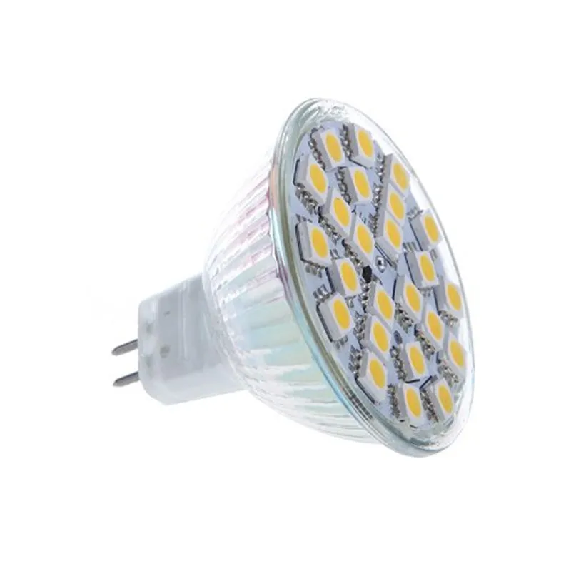 8 шт. SMD5050 24 LED 5 Вт GU10 E27 MR16 AC110 220V & DC12V Светодиодный прожектор Светодиодная лампа