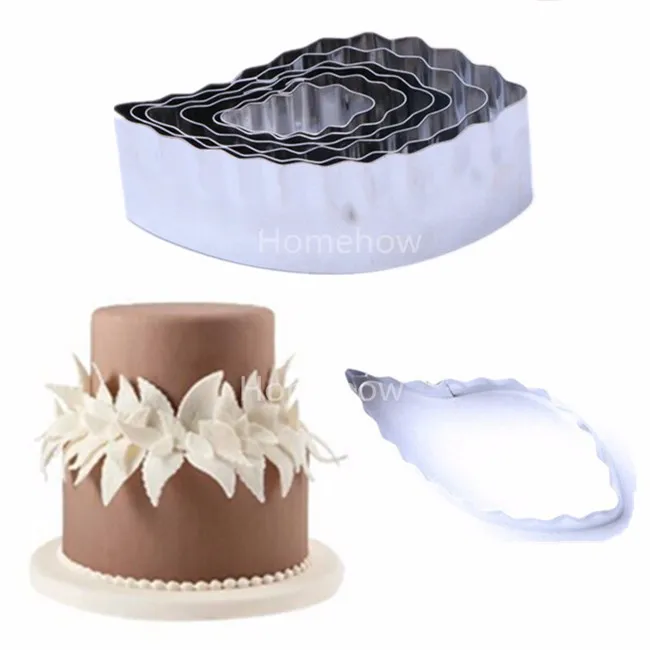 Leaf double cut-outs cutter set 7 7