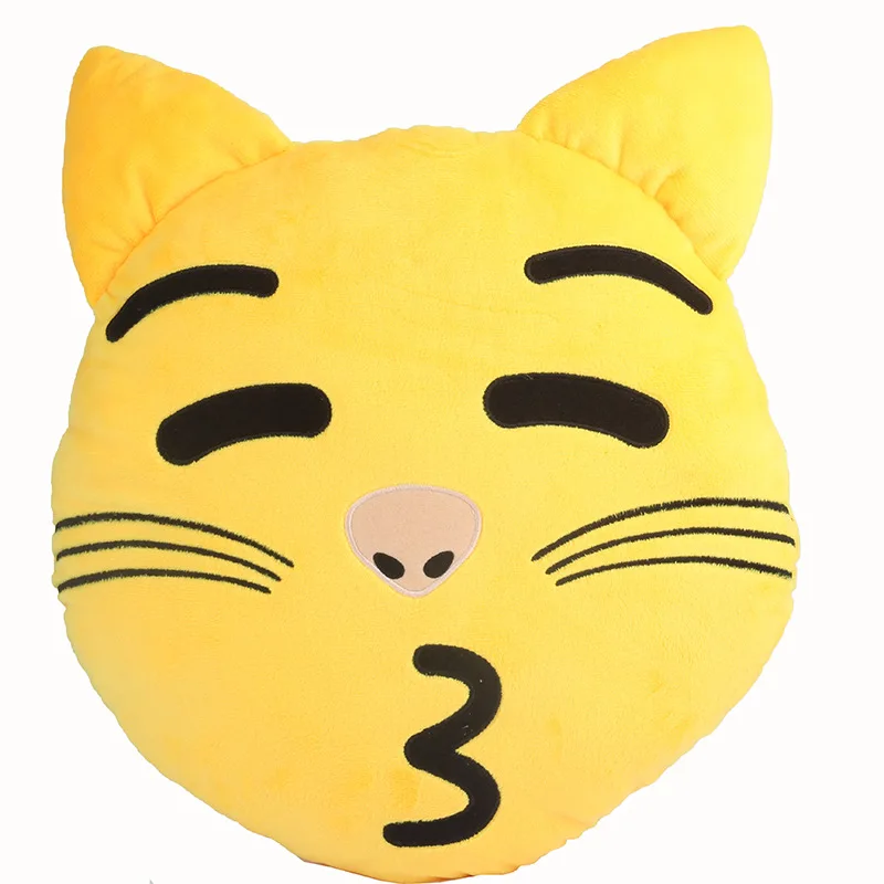 2016 new arrival 32cm whatsapp cat emoji pillow kitty emoticon 2016 new arrival 32cm whatsapp cat emoji pillow kitty emoticon cushion stuffed animal plush toy in stuffed plush animals from toys hobbies on