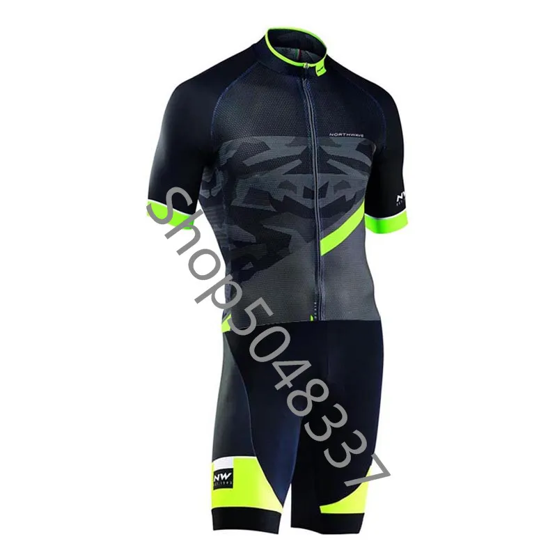 NW Высокое качество Италия лайкра Pro Ткань Ropa Ciclismo велорубашка из велосипедного трикотажа велосипедный костюм одежда триатлонный костюм - Цвет: 18