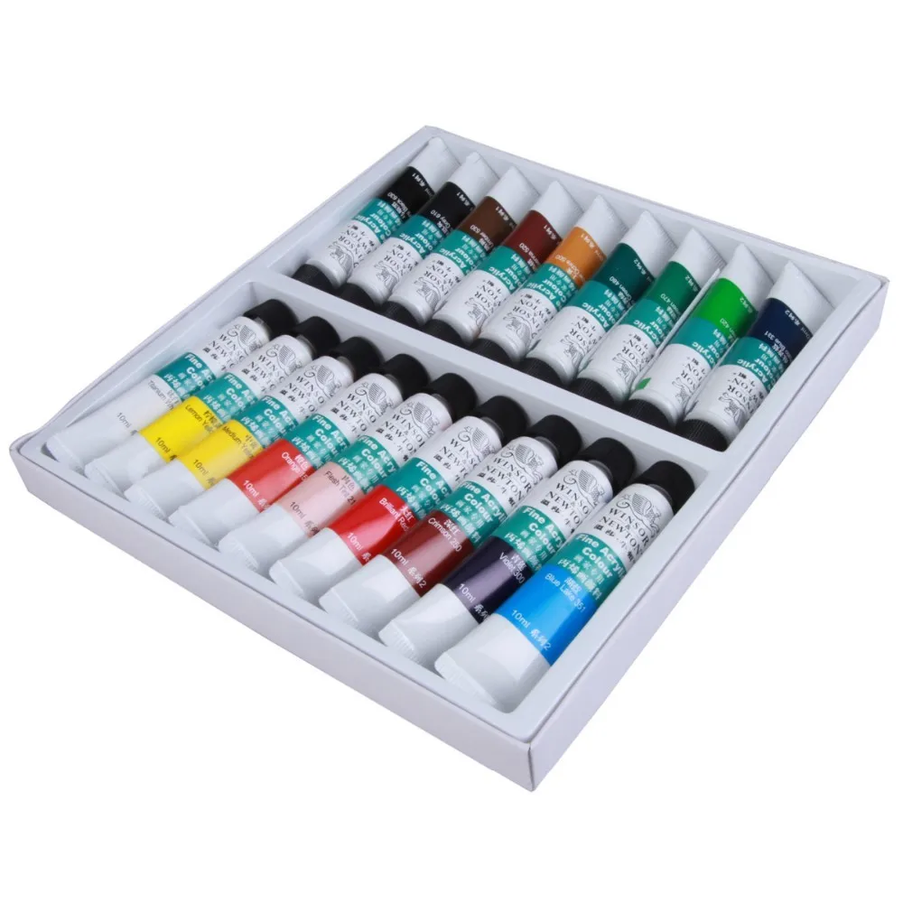 

Professional 18 Colors Nail Art Polish 3D Paint Design Tube Set False Tips Drawing Acrylic Nail Paints Pigment