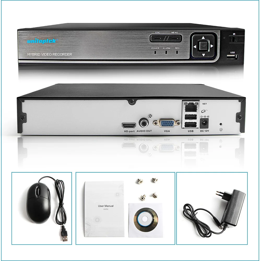 32CH 1080P 25CH 5MP CCTV NVR H.265 Обнаружение движения 8CH 8MP сетевой видеорегистратор ONVIF для