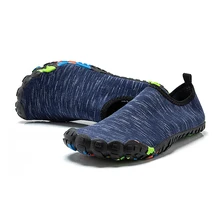 Обувь Босиком с пятью пальцами летняя водонепроницаемая обувь для мужчин быстросохнущая легкая пляжная обувь для плавания Aqua сандалии для детей