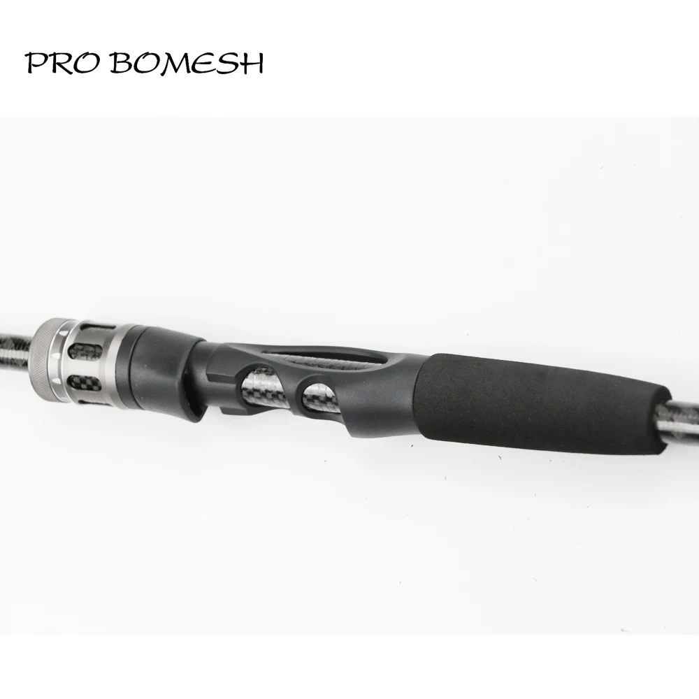 Pro Bomesh 1 комплект алюминиевая фиксирующая гайка+ 3K углеродная трубка Спиннинг EVA ручка комплект DIY Удочка Полюс аксессуар ремонтный комплект