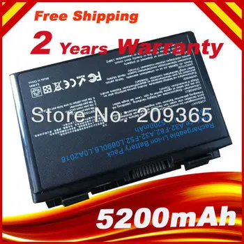 

Laptop battery F82 for Asus k50ij k50ab battery for laptop k40in k50in F52 K40 K50 A32-F52 A32-F82 X70 X87 X8A X8S battery