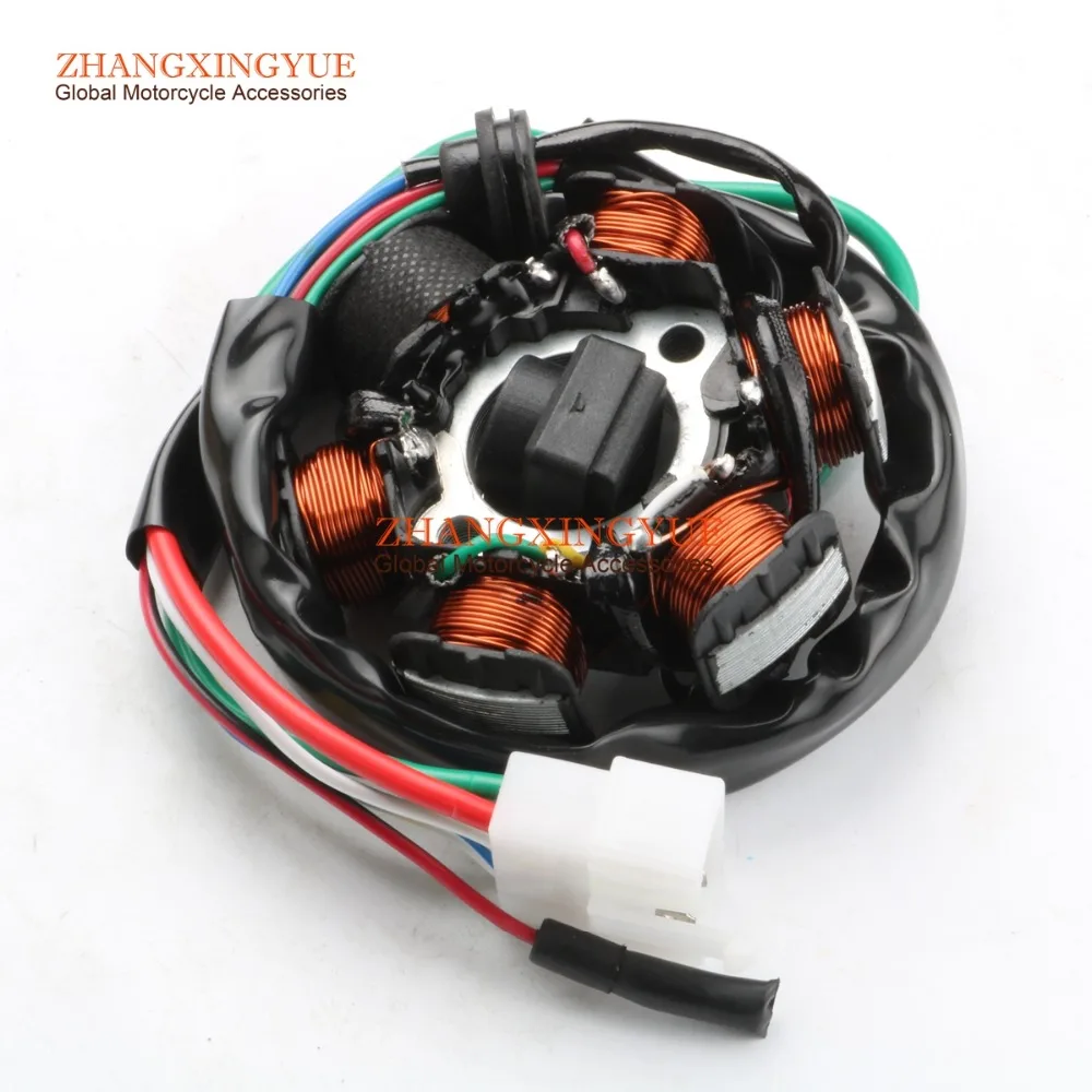 Dio 6 Coil Magneto Stator 2 Stroke 50cc Scooter For Honda Dio Af17af18 Af27 Af28 Bali50 Dio50 Sfx50 50cc Scooter 2 Stroke 50ccscooter 50cc Aliexpress