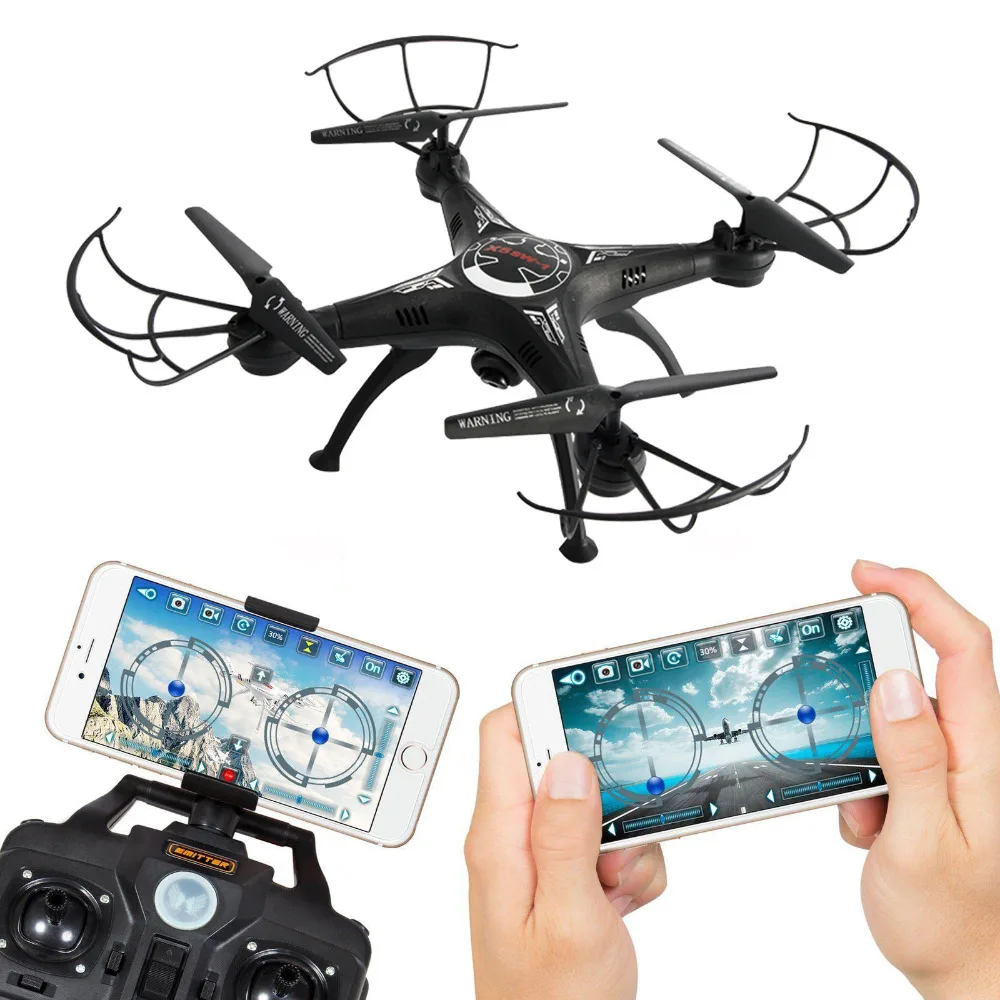 HIINST X5SW-1 Самолеты 2 млн 2,4G 4CH 6-ось FPV Дрон Квадрокоптер с дистанционным управлением Wi-Fi Камера в режиме реального времени 2 Управление режимов ag16 P30 Drone