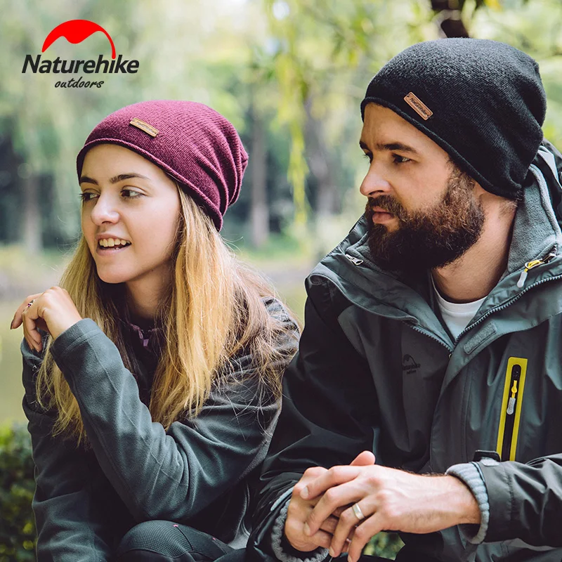 Tanie Naturehike magazyn fabryki na zewnątrz ciepłe czapka wełniana czapka z dzianiny mężczyźni kobiety rozrywka czapka sportowa czapka zimowa do biegania sportowa czapka