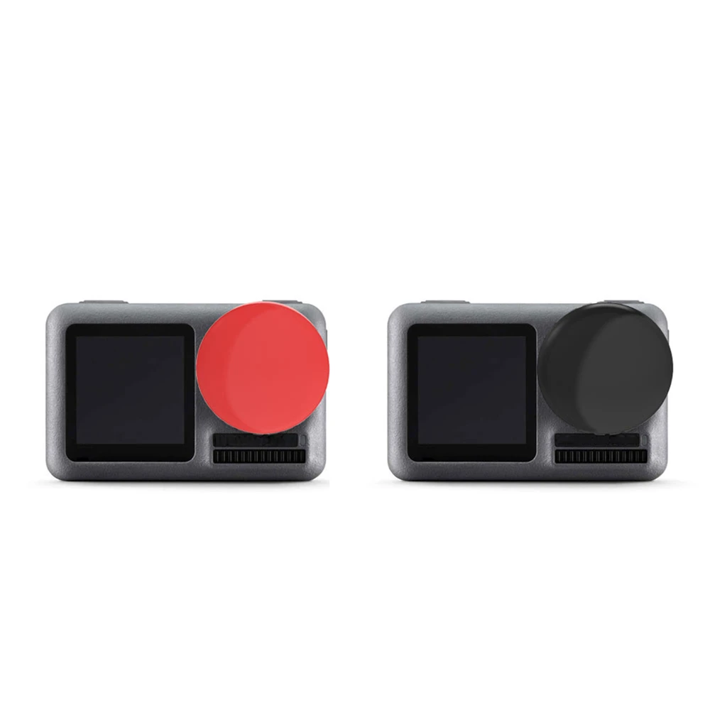 

Protective Lens Cover Cap For DJI OSMO Action Camera 1 Pair Silicone Washable Shockproof Camera Lens Cover Cap
