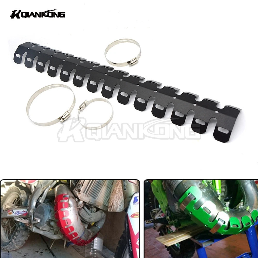 For HONDA CRF450X CRF250X CRF250L CRF 450X/250LX/250L Motorcycle Front Manifolds Exhaust Shield Protector Cover Heat Protection