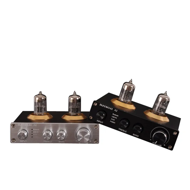 A2 DC12V DIY аудиоустройство усилитель BTM303 QCC3003 Bluetooth 5,0 6N3 предусилитель трубки с PCM2704 ES9023 декодирования