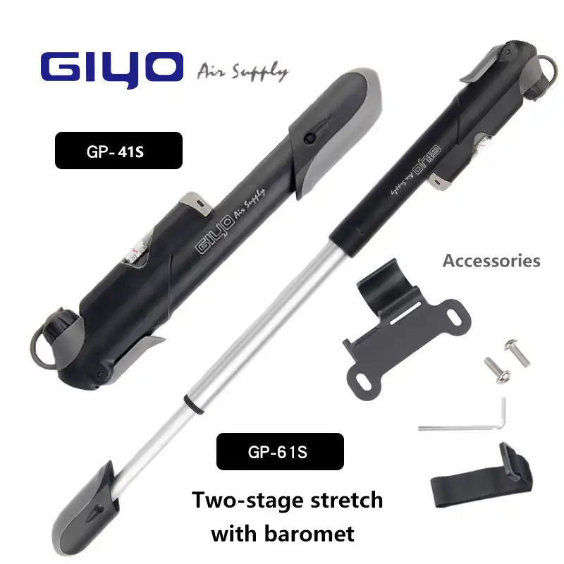 Насос для горного велосипеда GIYO GP-41S, сделано в Тайване, аксессуары для велосипедов (A/V) (F/V) - изображение