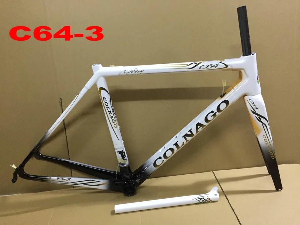 Красный Colnago C64 карбоновая рама для дорожного велосипеда di2 Механическая группа Гоночная рама