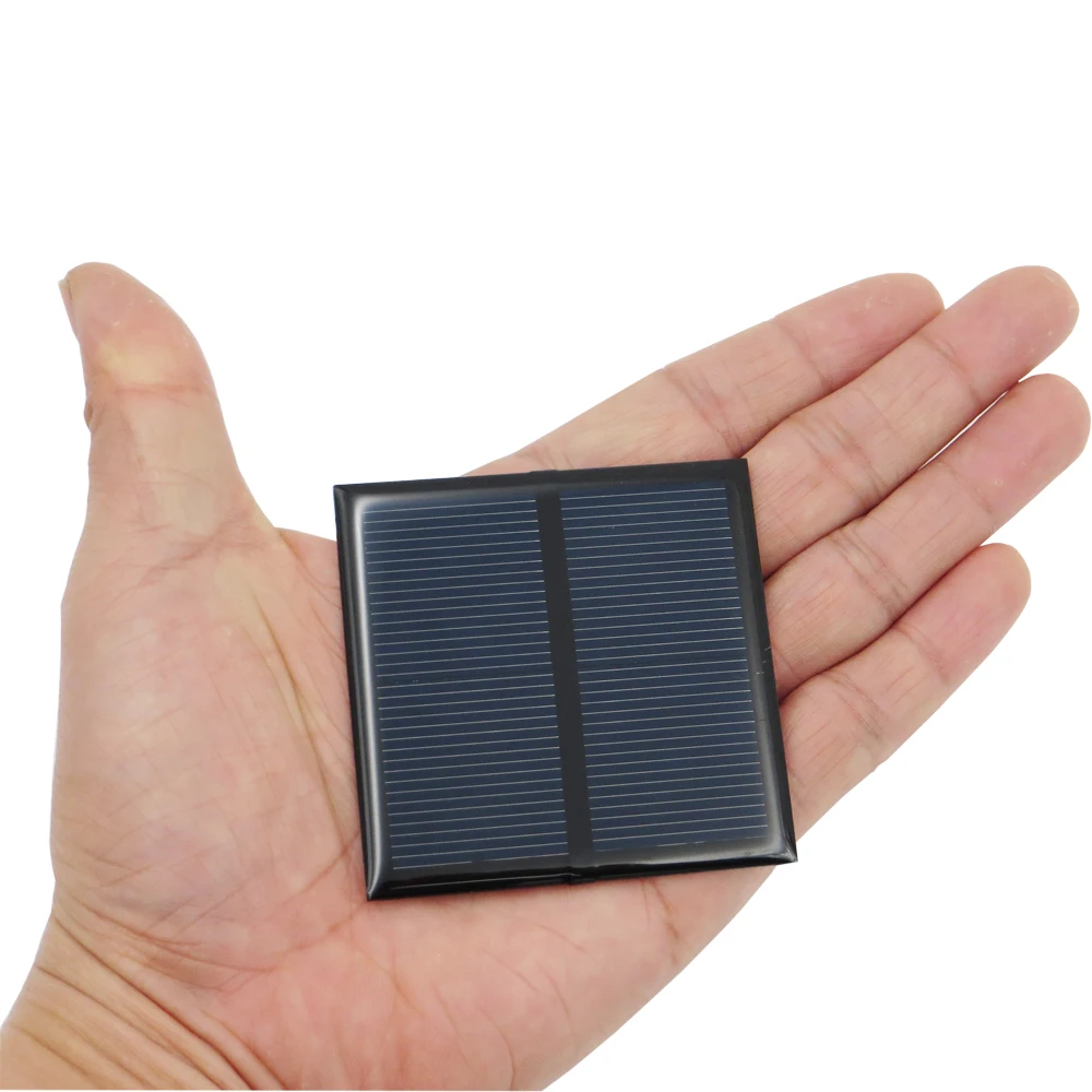 

1PC X 1V 500mA Solar Panel Portable Mini Sunpower DIY Module Panel System For Solar Lamp Battery Toys Phone Charger Solar Cells