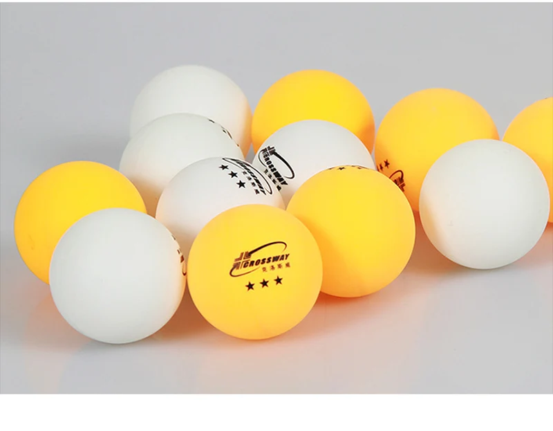 6 قطعة/الحزمة 3 نجوم 40 مللي متر 2.7g تنس طاولة كرات كرة بينغ بونغ الأبيض البرتقال بينغبونغ الكرة الهواة المتقدمة التدريب الكرة