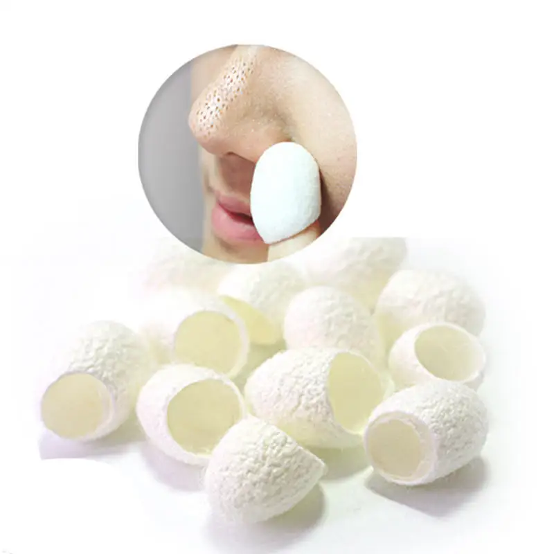 

Silkworm Cocoons Ball Face Care Facial Cleanser Exfoliating Scrub Blackhead Remover Cleaning Skin Care Tools Beauty 10pcs/Pack
