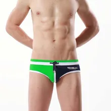 Сексуальные мужские плавки, мужские бикини в стиле пэчворк, купальный костюм, мужские шорты для плавания с низкой посадкой, мужские плавки-трусы, одежда для плавания, пляжные шорты