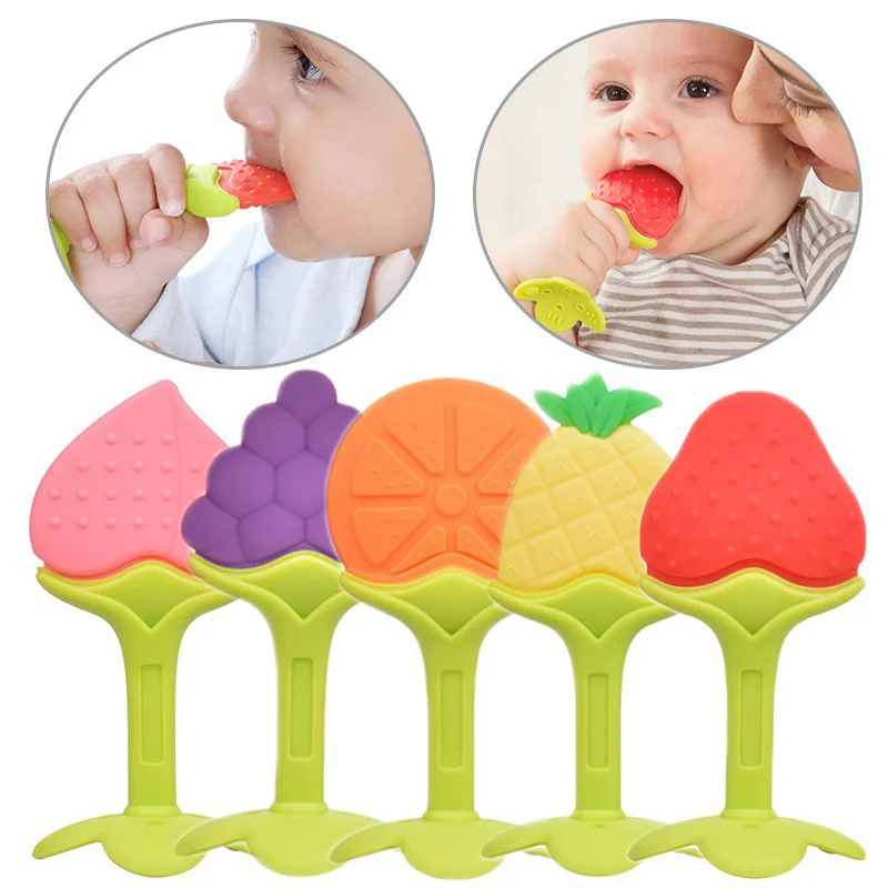 New Arrival Baby Nursing Silicone Teethers Baby Toddler Sound Teethers