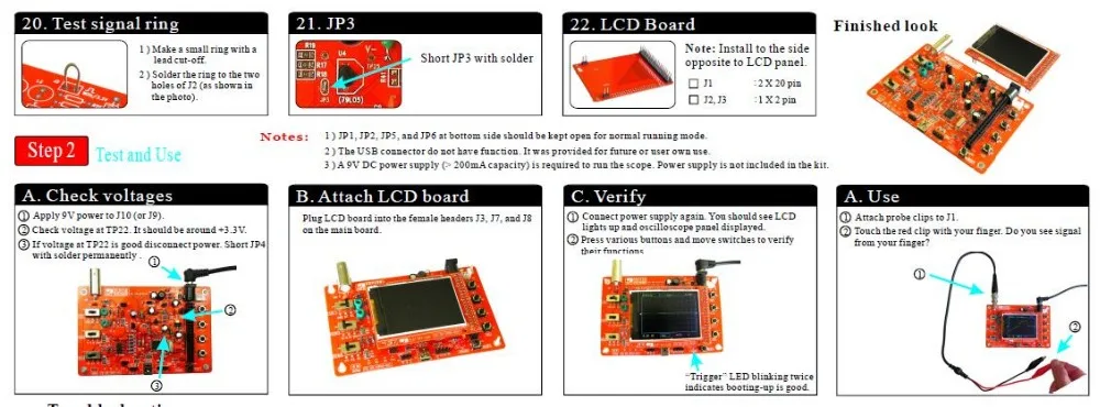 JYETech подлинный DSO138 2,4 TFT карманный осциллограф DIY kit SMD части не Паяные электронные DIY обучающий Комплект 200 кГц