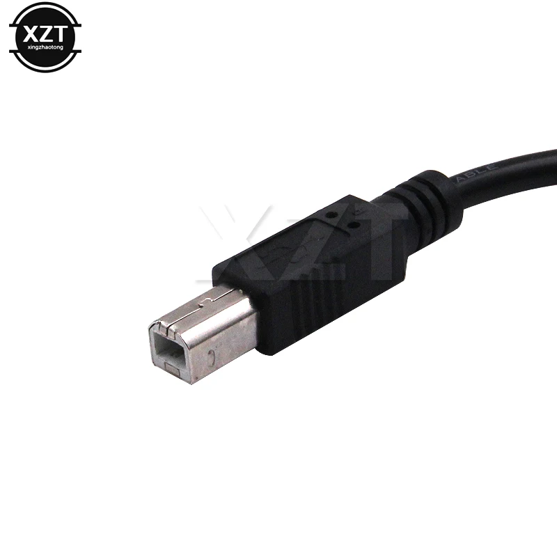 USB B Male to Female Printing Cable Printer Scanner Extension Cord Panel Mount Extend usb printer cable
