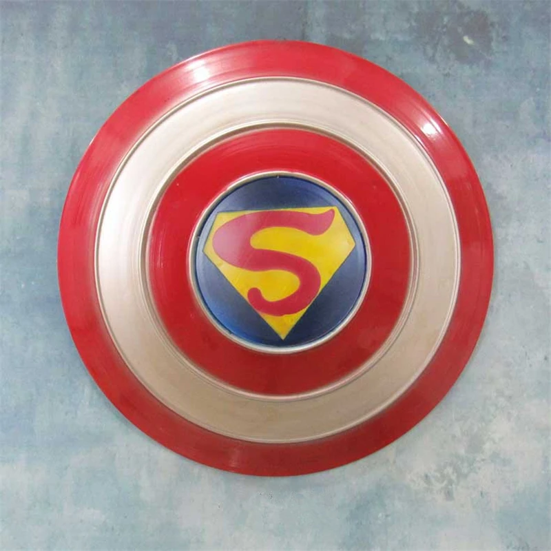 Halloween Cosplay Captain America Frank Castle Industrial Windshield Shield Vintage Wall Bar Decoration Men and Women Applicable