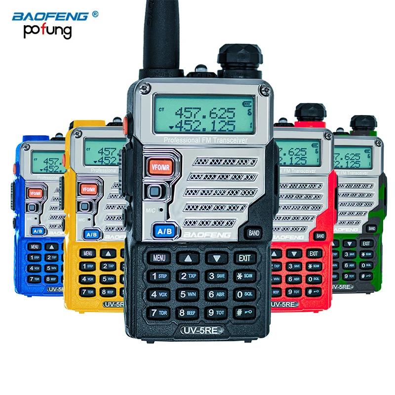 Baofeng UV 5RE Walkie Talkie Dual Band CB Radio baofeng UV5R Updated version 5W 128CH UHF