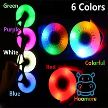 Super Brilhante! Power king 80mm 76mm 72mm 70mm patins inline led flash roda vermelho verde azul roxo branco colorido rolo rodas