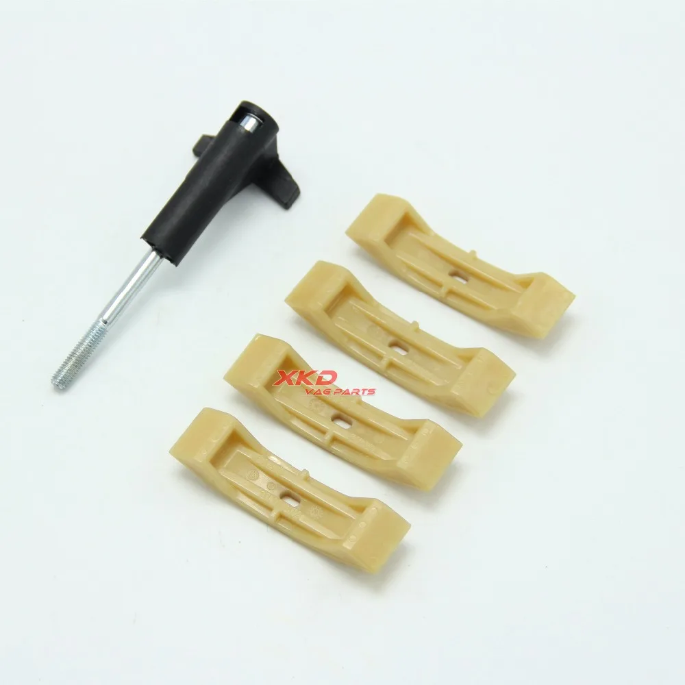 Camshaft Timing Chain Tensioner Shoe Pad Holder Kit For VW Golf Bora