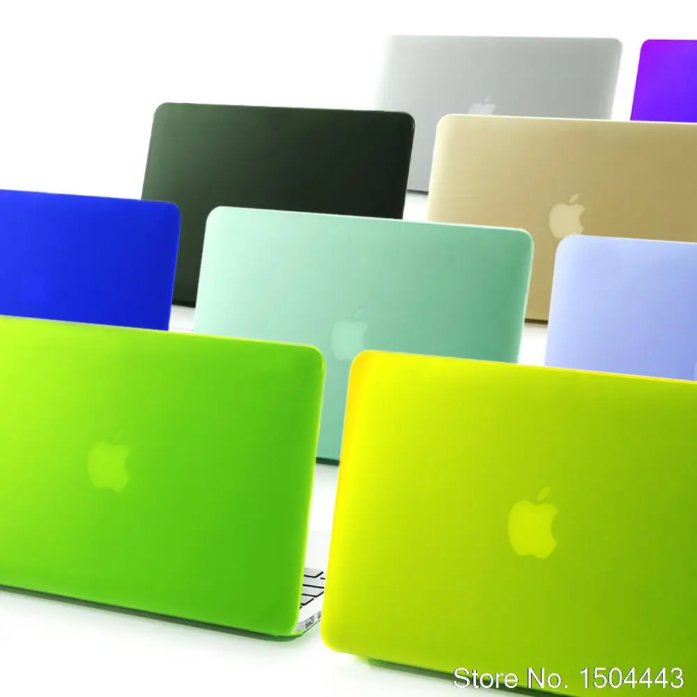 Матовый цветной Жесткий Чехол для Apple macbook Air Pro Retina11 12 13 15 сумка ноутбука Mac book с
