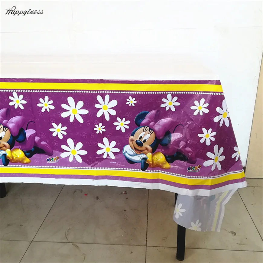 1pc Mickey mouse tablecloth kids birthday party supplies Mickey table