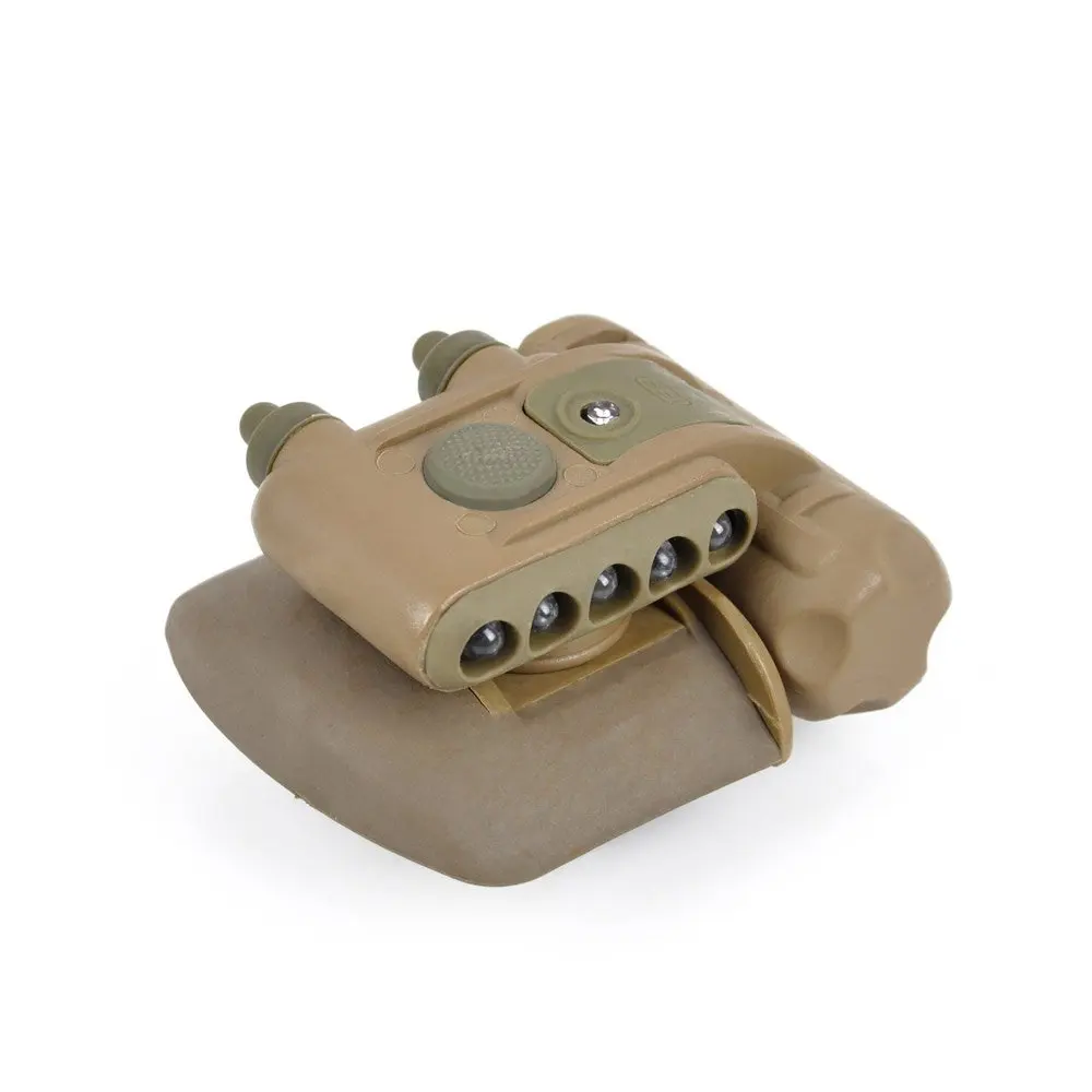 Tactical Helmet Light IR Strobe Military Helmet Mount Flashlight White