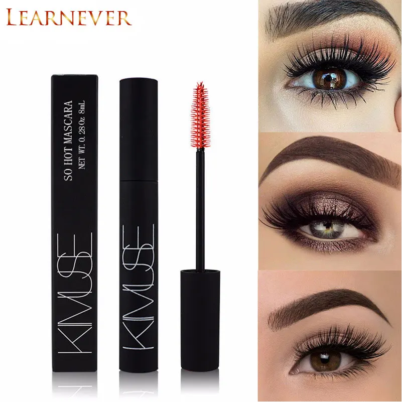 

Learnrver Natural Black Mascara Curling Lengthening Mascara Waterproof Length Extension Eyelash Eye Makeup Maquiagem Cosmetic