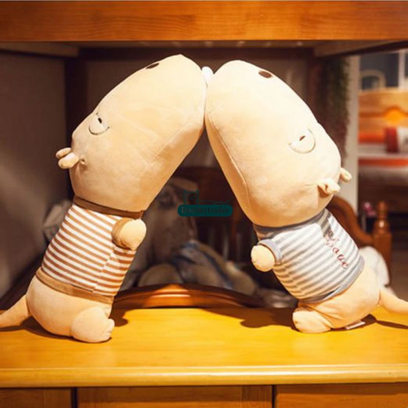 Dorimytrader cuddly cartoon dog plush toy stuffed soft animals dogs pillow anime doll present for kids and adult 37inch 95cm DY61772 (5)