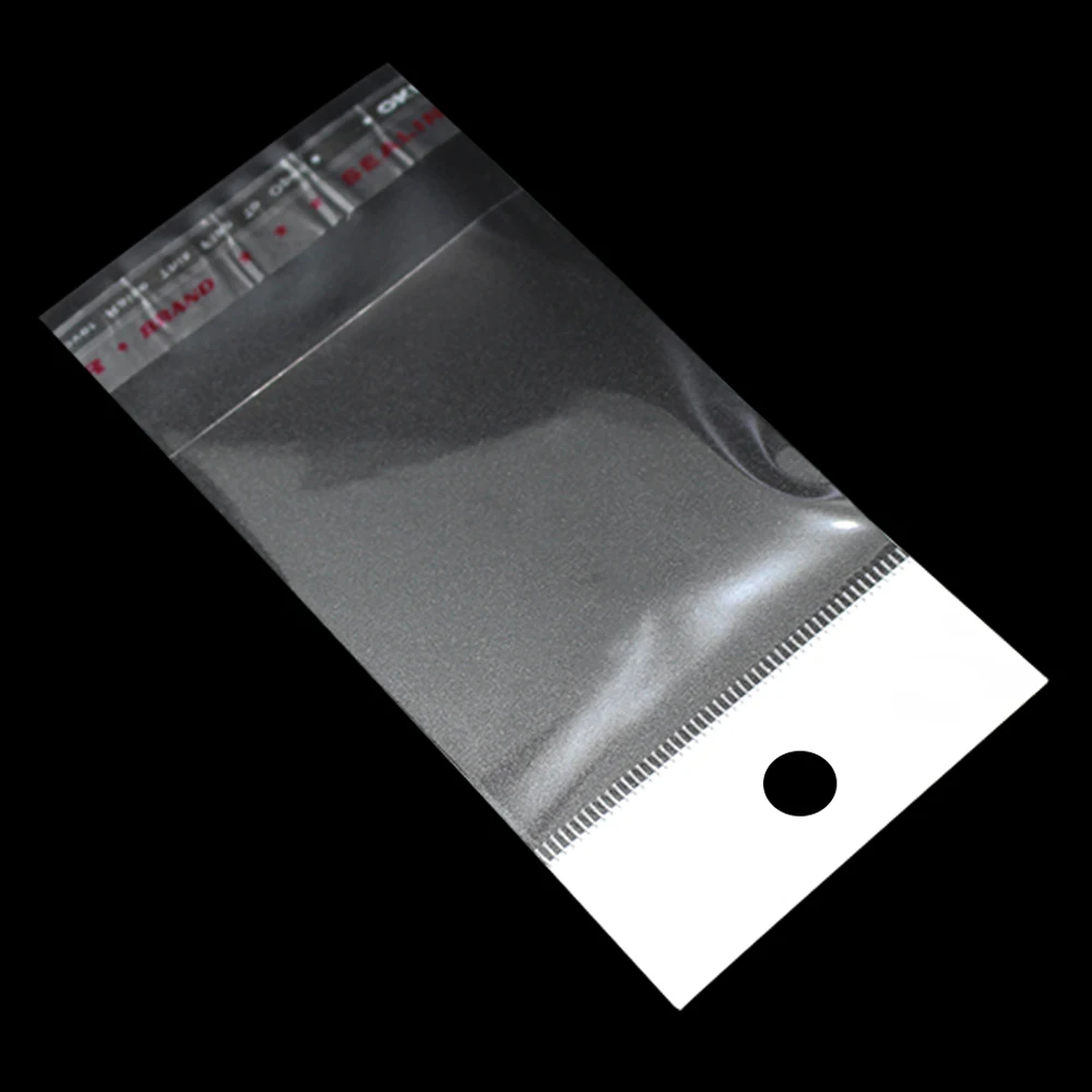 8*13 см самоклеющаяся прозрачная сумка для хранения opp polybag мешок подарочная упаковка мешок для ювелирных изделий Украшения Кольца Серьги с