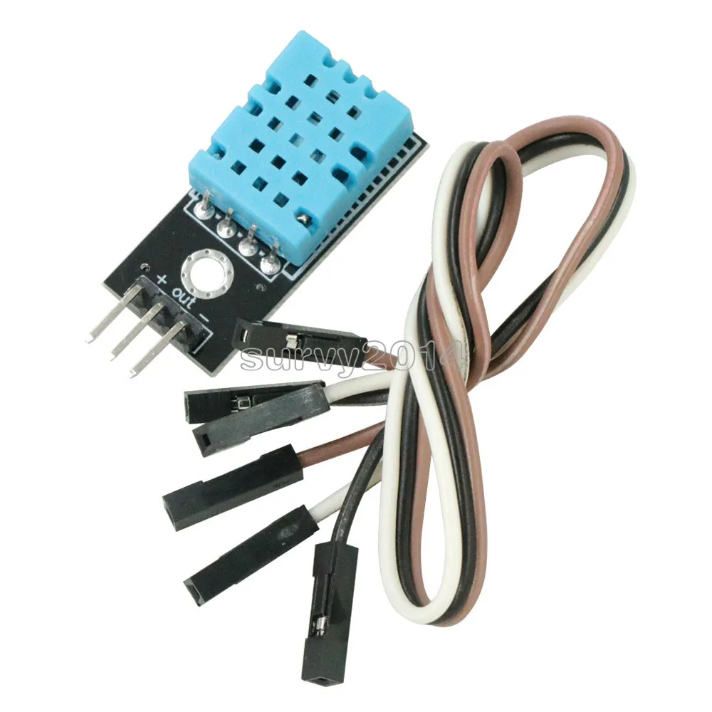 

New Temperature and Relative Humidity Sensor DHT11 Module with Cable for arduino Diy Kit