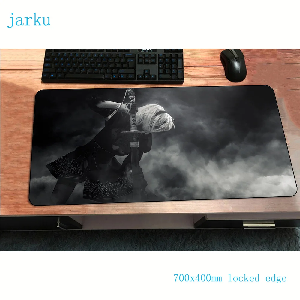 nier mouse pad gamer cute 700x400x2mm notbook mat gaming mousepad large pc PC desk padmouse mats | Компьютеры и офис