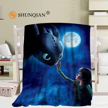 

Hot Sale custom How to Train Your Dragon Blanket Manta Blanket Sofa/Bed/Plane Travel Bedding56x80inch 50X60inch 40X50inch