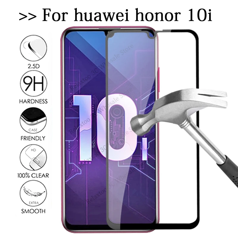 protective glass on honor 10i tempered glas For huawei honor 10i HRY-LX1T 6.21" screen protector honor 10 i honor10i safety Film afbeelding