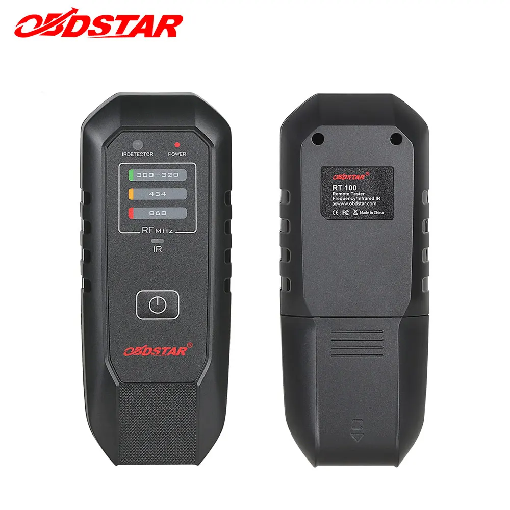 

2019 New OBDSTAR RT 100 Remote Tester FrequencyInfrared IR Remote Scanner RT100 For 300Mhz-320Mhz 434Mhz 868Mhz