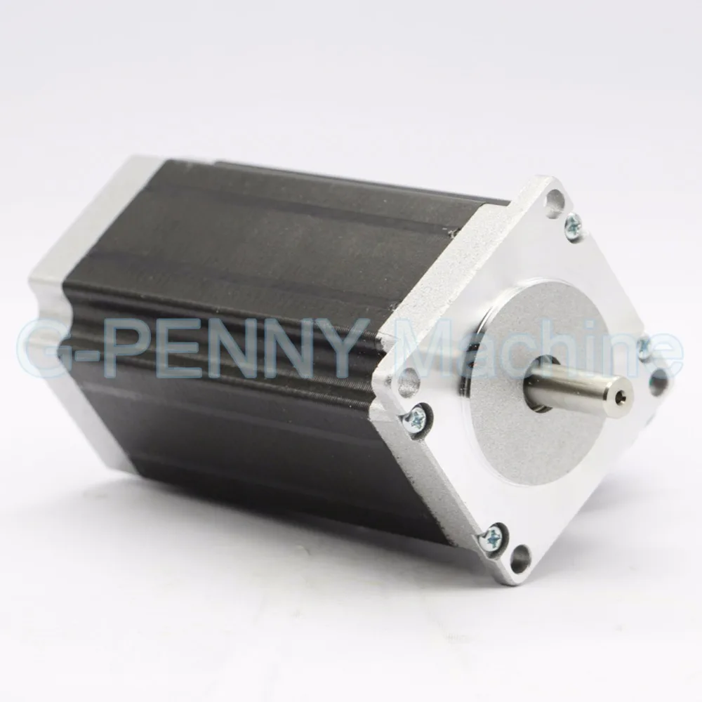 Дешево NEMA23 шаговый двигатель с ЧПУ 57x112 мм Nema23 3N. m 3A 4.2A D = 8 мм 428Oz in для 3D принтера ЧПУ лазерная резка гравировка фрезерный станок