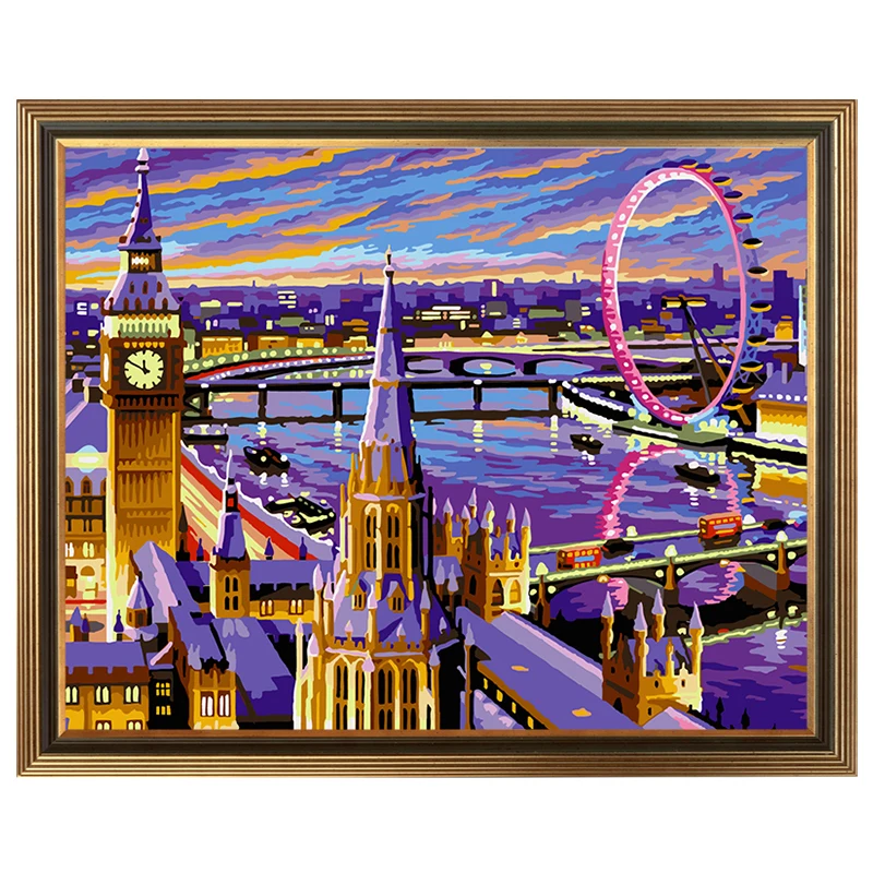 DiyPaintingByNumbersLandscapeFloralCharactersFillHandmadeOil