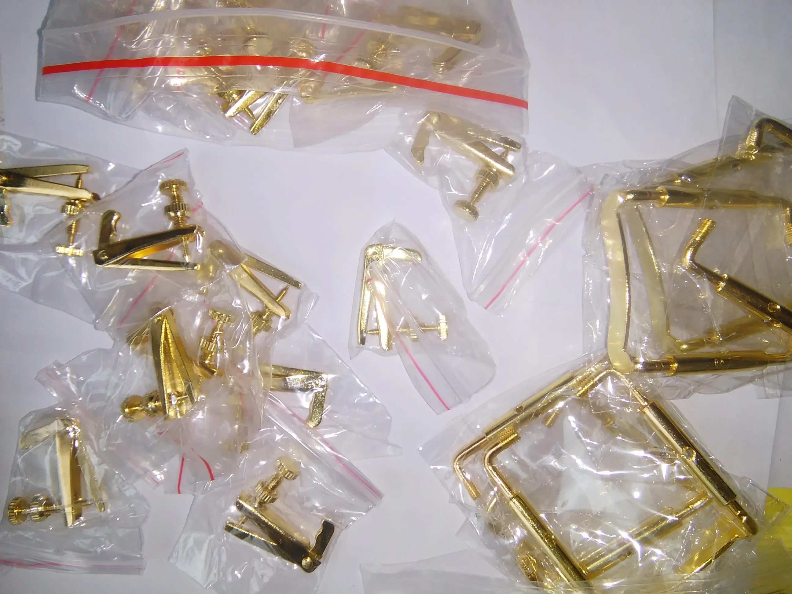 20 PC Gold color Violin fine tuners and Gold color Violin chin rest
