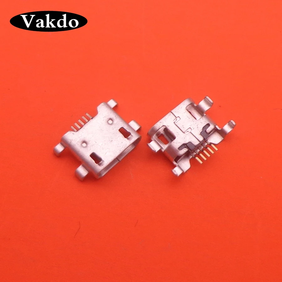 

50pcs/lot Original Micro USB Charging Charge Connector Dock Port For Huawei G510 GR5 V880 A512 A35 X760 OT5010 OT5035
