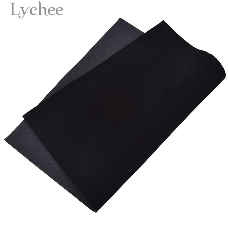 Lychee Life 1 шт. 21x29 см A4 замша из искусственной кожи ткань высокого качества Синтетическая Кожа DIY материал для одежды сумки ремни - Цвет: 1