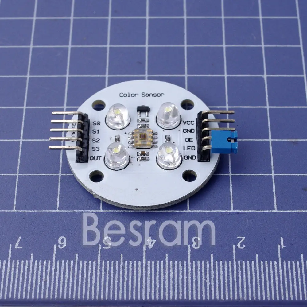Color Sensor Module High Resolution Conversion of Light Intensity to