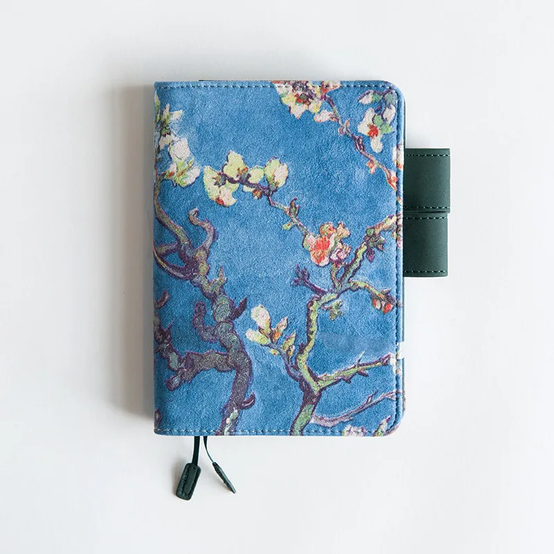 

Notebook Hobo Hand Book Van Gogh Cover Apricot Flower Painting Stationery Diary Notepad Bullet Journal Agenda A5 A6 Wholesale