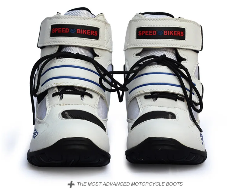Профессиональные ботинки в байкерском стиле для скоростной езды; botas; нескользящая обувь для мотокросса