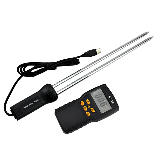 Food Digital Moisture Meter Intelligent Grain Moisture Measuring Instrument Super Long Probe